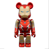 Bearbrick Iron Man Mark 85 Chrome Ver.400% & 100% Be@rbrick 2024 Limited